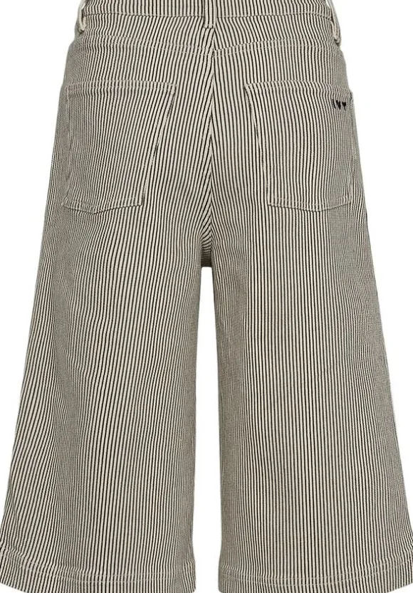 IVY-Augusta Long Shorts Wash Black Sailor Stripe
