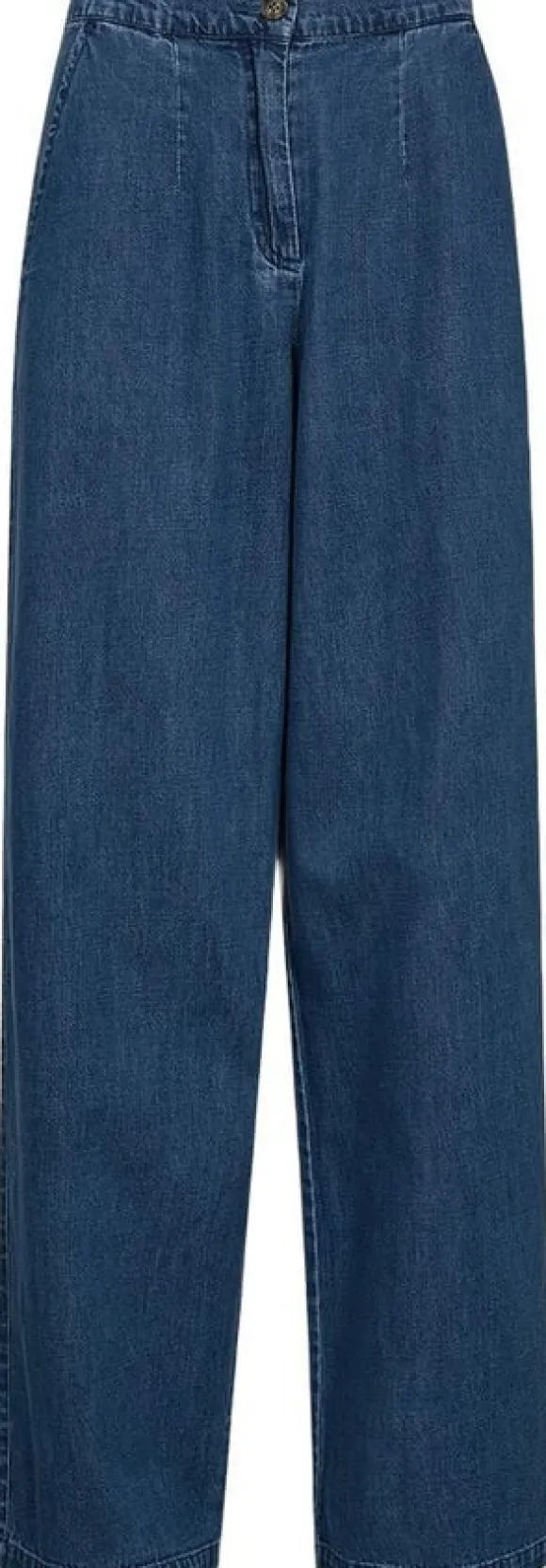 IVY-Malika Casual Pant Mid Blue