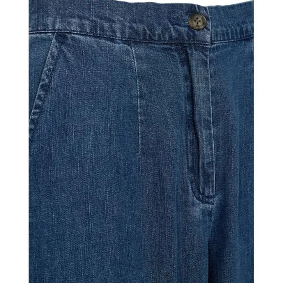 IVY-Malika Casual Pant Mid Blue