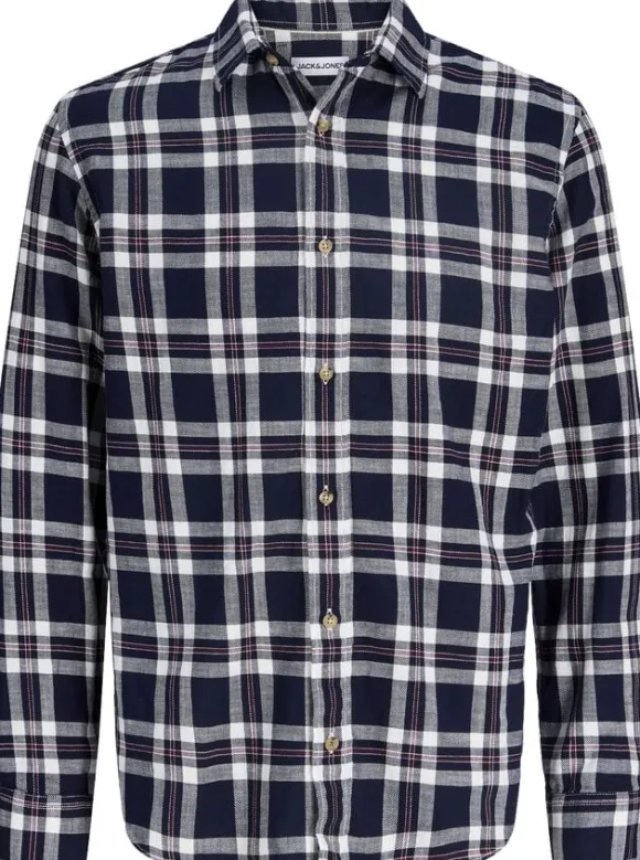 JJEDOVER CHECK SHIRT LS