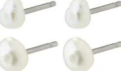 JOHANNE pearl earrings 2-in-1 set