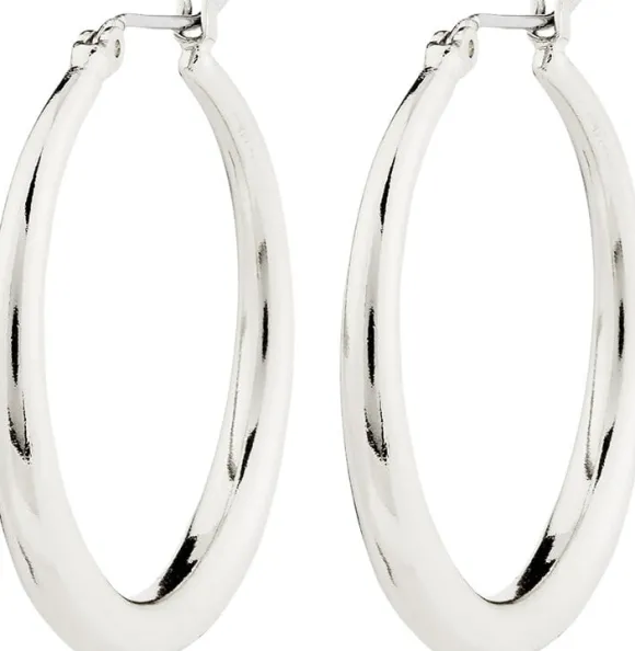 JORUN hoop earrings silver-plated