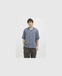 JPRBLUVINCENT PRINT RESORT S/S SHIR