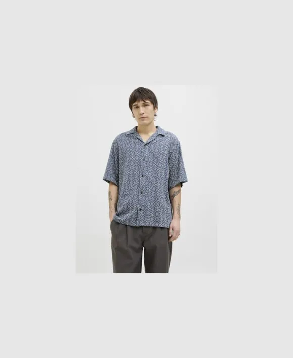 JPRBLUVINCENT PRINT RESORT S/S SHIR