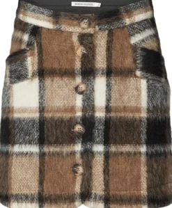 Jumbo check short skirt - Olympia