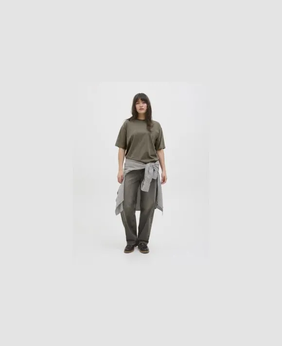 JXANDREA WASH LOOSE SS TEE JRS SN