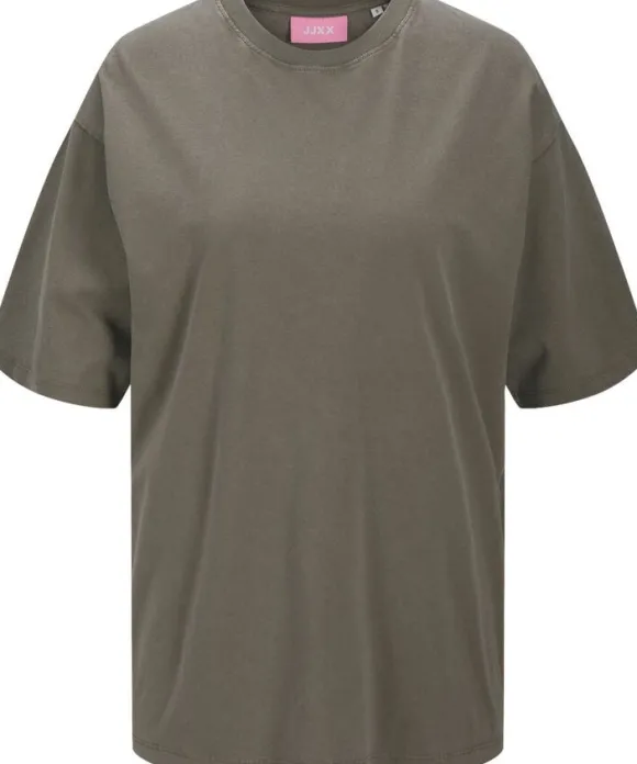 JXANDREA WASH LOOSE SS TEE JRS SN