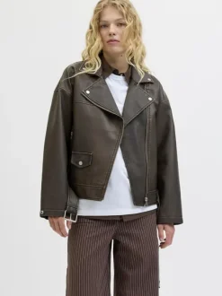 JXFRIDA WASHED BIKER JKT OTW SN