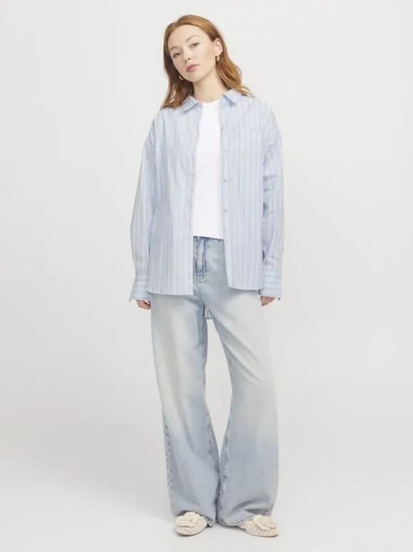 JXJAMIE LS RELAXED POPLIN SHIRT WVN