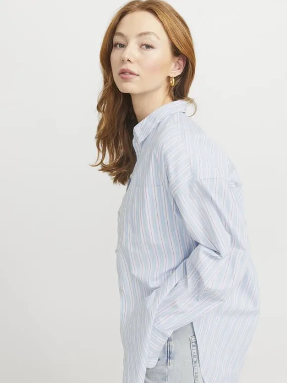 JXJAMIE LS RELAXED POPLIN SHIRT WVN