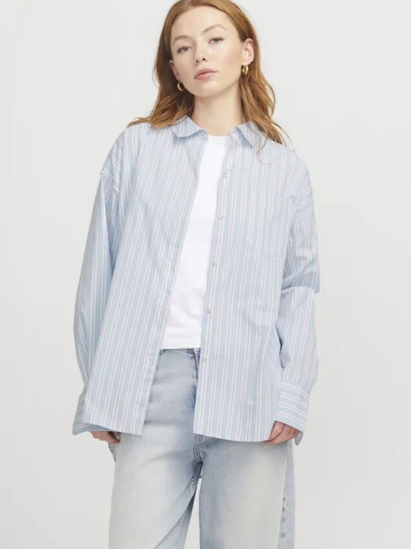 JXJAMIE LS RELAXED POPLIN SHIRT WVN
