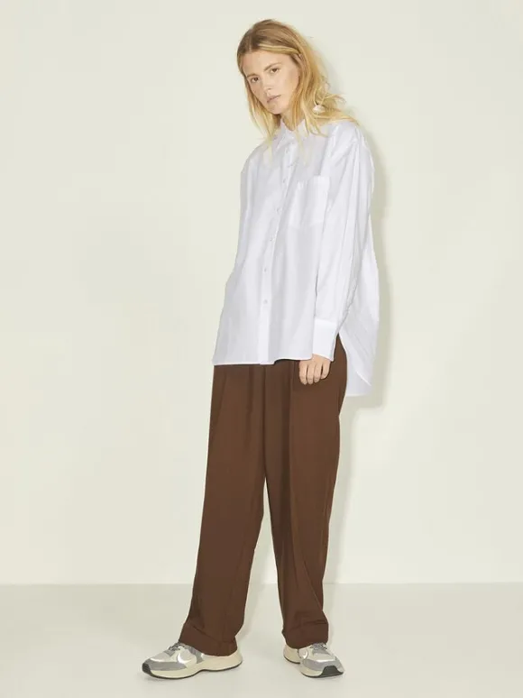 JXJAMIE LS RELAXED POPLIN SHIRT NOO