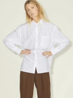 JXJAMIE LS RELAXED POPLIN SHIRT NOO