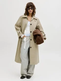 JXSKYLA LONG MAC COAT OTW
