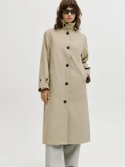 JXSKYLA LONG MAC COAT OTW