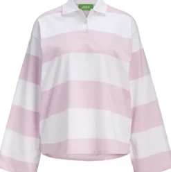 JXVILMA LS STRIPE POLO JRS