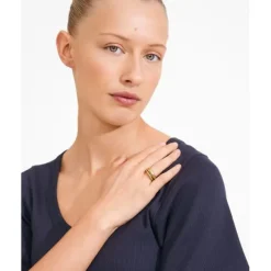 KAISYN ring, 2-in-1 set, gold-plated
