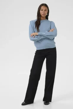 KAlizza Round Neck Knit Pullover Bu