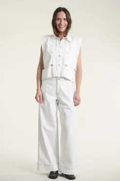 Kami cotton kort skjorte