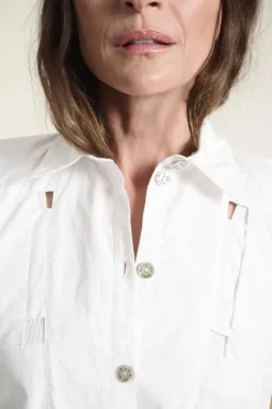 Kami cotton kort skjorte