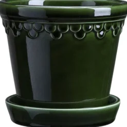 Københavner GLAZED Emerald Green, Ø 14 cm, Set