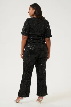 KCnicoleen Sequin Blouse