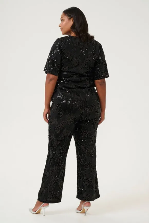 KCnicoleen Sequin Blouse