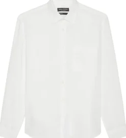 Kent collar, long sleeves, one rect