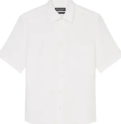 Kent collar, short sleeves, one rec