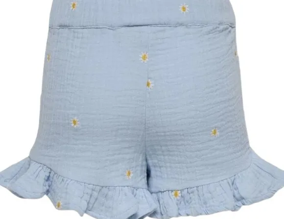 KMGTHYRA EMB FRILL SHORTS WVN