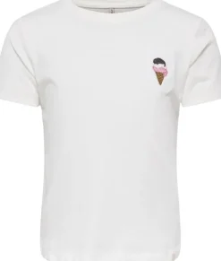 KMGVEGA LIFE SS REG EMB TEE BOX JRS