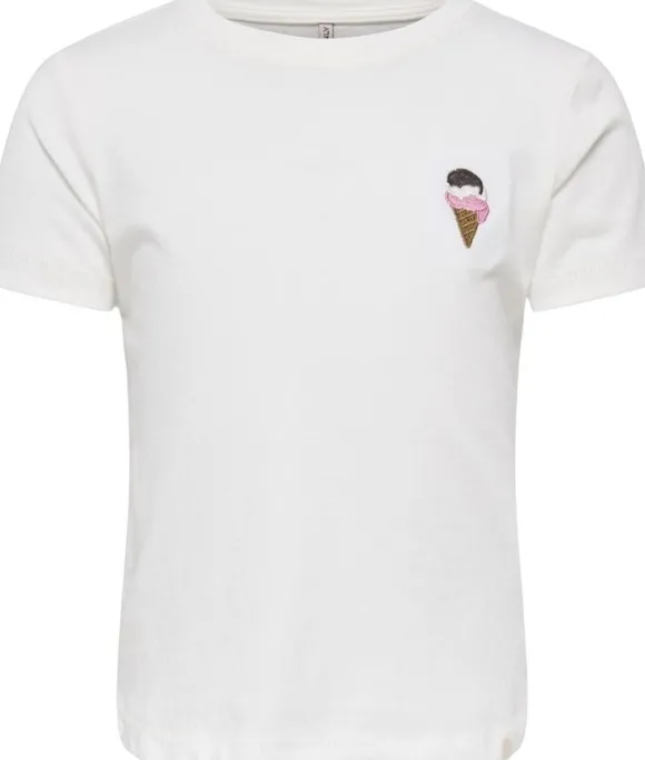 KMGVEGA LIFE SS REG EMB TEE BOX JRS