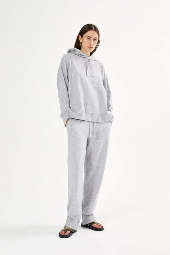 Knit lounge over size hoodie - Hele