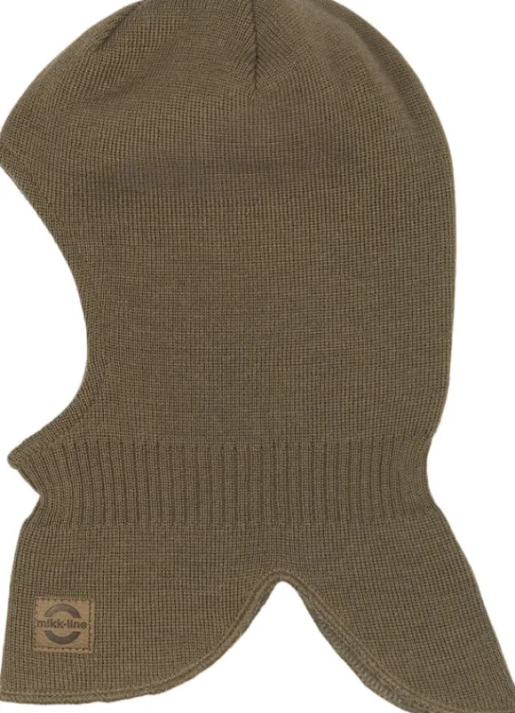 Knitted Balaclava w Wool & Windstop