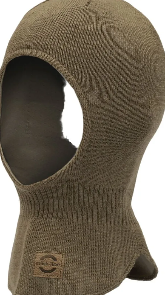 Knitted Balaclava w Wool & Windstop