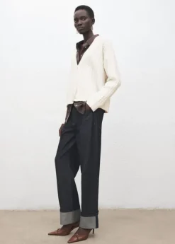 Knitted braided cardigan