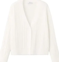 Knitted braided cardigan