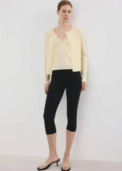 Knitted button cardigan