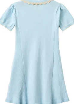 KNITTED PEPLUM DRESS