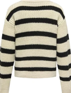 KOGJUSTY L/S STRIPE PULLOVER KNT NO