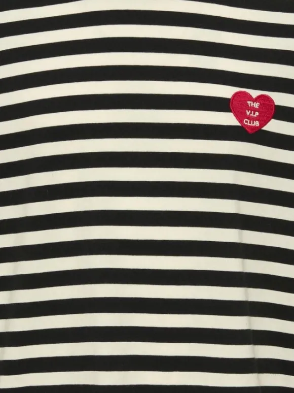 KOGLIVINA L/S O-NECK STRIPE TOP JRS