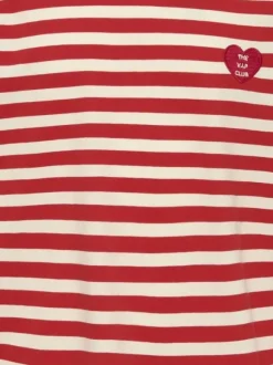 KOGLIVINA L/S O-NECK STRIPE TOP JRS