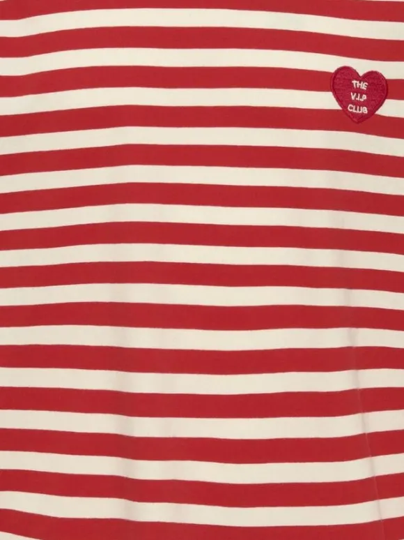 KOGLIVINA L/S O-NECK STRIPE TOP JRS