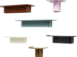 Korpus Shelf-Small 1 hook-Pink powd