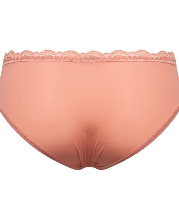 Lace Waistband Microfibre Briefs