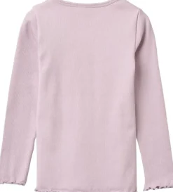 Langærmet Rib T-shirt Ida