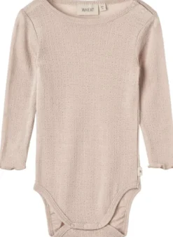 Langærmet Uld/silke body Liea