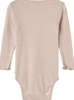 Langærmet Uld/silke body Liea