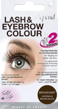 Lash/eyebrow col. Brown black NO/DK