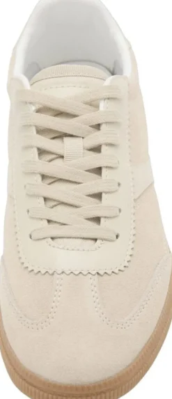 Leather mixed sneakers